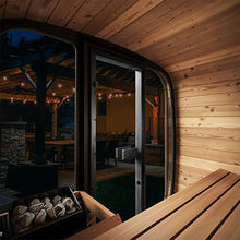 Load image into Gallery viewer, SaunaLife Model CL4G 3-Person Cube-Series Luxury Wooden Outdoor Home Sauna Kit [SL-MODELCL4G] (SAK92610)