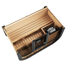 Load image into Gallery viewer, SaunaLife Model CL4G 3-Person Cube-Series Luxury Wooden Outdoor Home Sauna Kit [SL-MODELCL4G] (SAK92610)