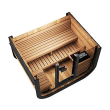 Load image into Gallery viewer, SaunaLife Model CL5G 4-Person Cube-Series Luxury Wooden Outdoor Home Sauna Kit [SL-MODELCL5G] (SAK91835)