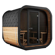 Load image into Gallery viewer, SaunaLife Model CL7G 6-Person Cube-Series Luxury Wooden Outdoor Home Sauna Kit [SL-MODELCL7G] (SAK95274)