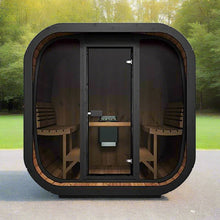 Load image into Gallery viewer, SaunaLife Model CL7G 6-Person Cube-Series Luxury Wooden Outdoor Home Sauna Kit [SL-MODELCL7G] (SAK95274)