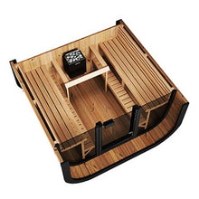 Load image into Gallery viewer, SaunaLife Model CL7G 6-Person Cube-Series Luxury Wooden Outdoor Home Sauna Kit [SL-MODELCL7G] (SAK95274)