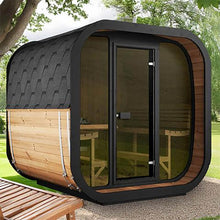 Load image into Gallery viewer, SaunaLife Model CL7G 6-Person Cube-Series Luxury Wooden Outdoor Home Sauna Kit [SL-MODELCL7G] (SAK95274)