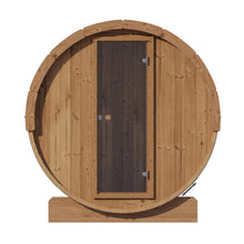Load image into Gallery viewer, SaunaLife Model E6 Ergo Series 3-Person Thermo-Spruce Backyard Sauna Barrel [SL-MODELE6] (SAK38572)