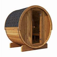 Load image into Gallery viewer, SaunaLife Model E6 Ergo Series 3-Person Thermo-Spruce Backyard Sauna Barrel [SL-MODELE6] (SAK38572)