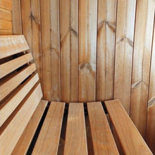 Load image into Gallery viewer, SaunaLife Model E8 Ergo Series 6-Person Outdoor Thermo-Spruce Sauna Barrel [SL-MODELE8] (SAK31809)