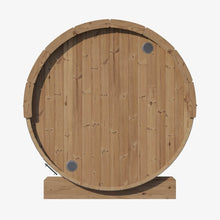 Load image into Gallery viewer, SaunaLife Model E8 Ergo Series 6-Person Outdoor Thermo-Spruce Sauna Barrel [SL-MODELE8] (SAK31809)