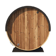 Load image into Gallery viewer, SaunaLife Model EE8G Ergo Series 6-Person Outdoor Sauna Barrel With Tempered Glass Front [SL-MODELEE8G] (SAK95812)