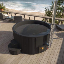 Load image into Gallery viewer, SaunaLife Model S4B Premium 6-Person Home Wood-Burning Hot Tub [SL-MODELS4] (SAK72531)