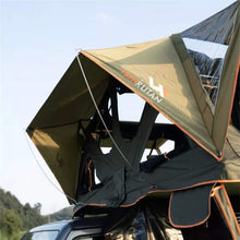 Load image into Gallery viewer, Naturnest Andromeda Green Soft Shell Rooftop Tent With Large Panoramic Skylight &amp; YKK Doors (SAK50612)